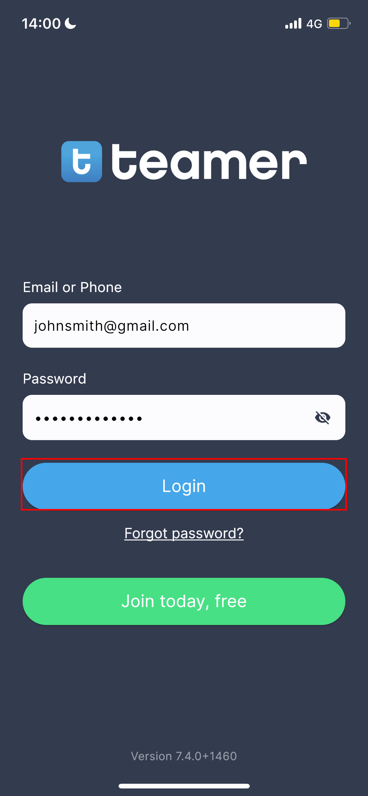 Login Teamtracker - Ocean Designs - Elegant Retina Collection